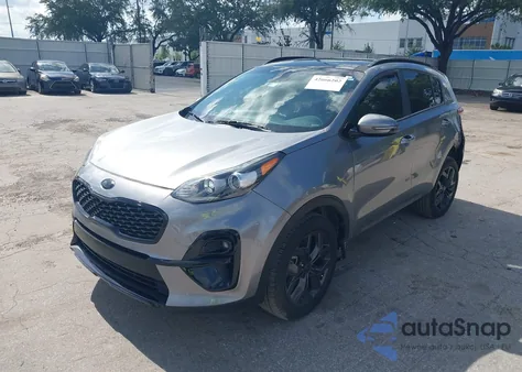 2022 Kia Sportage Nightfall Edition from USA, damaged, VIN KNDP63AC1N7949062